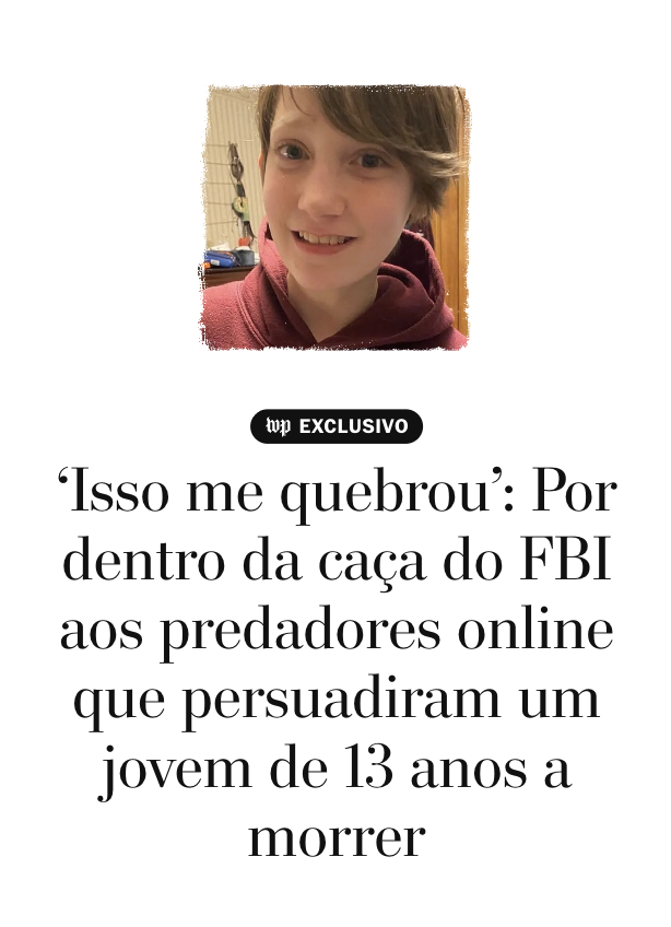 Notícia sobre segurança infantil