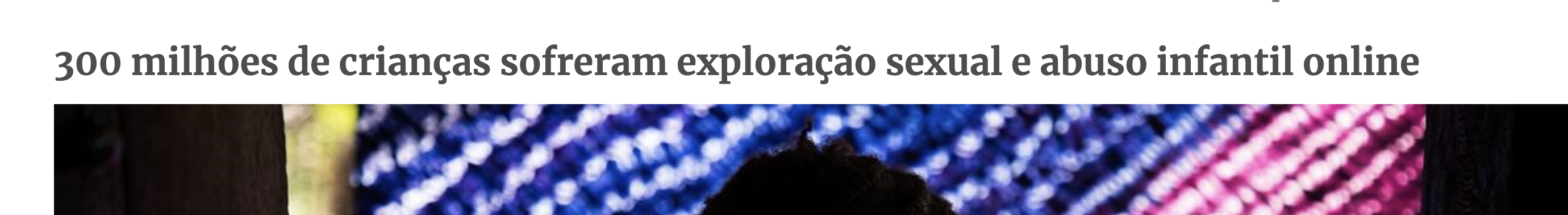 Notícia sobre educação digital